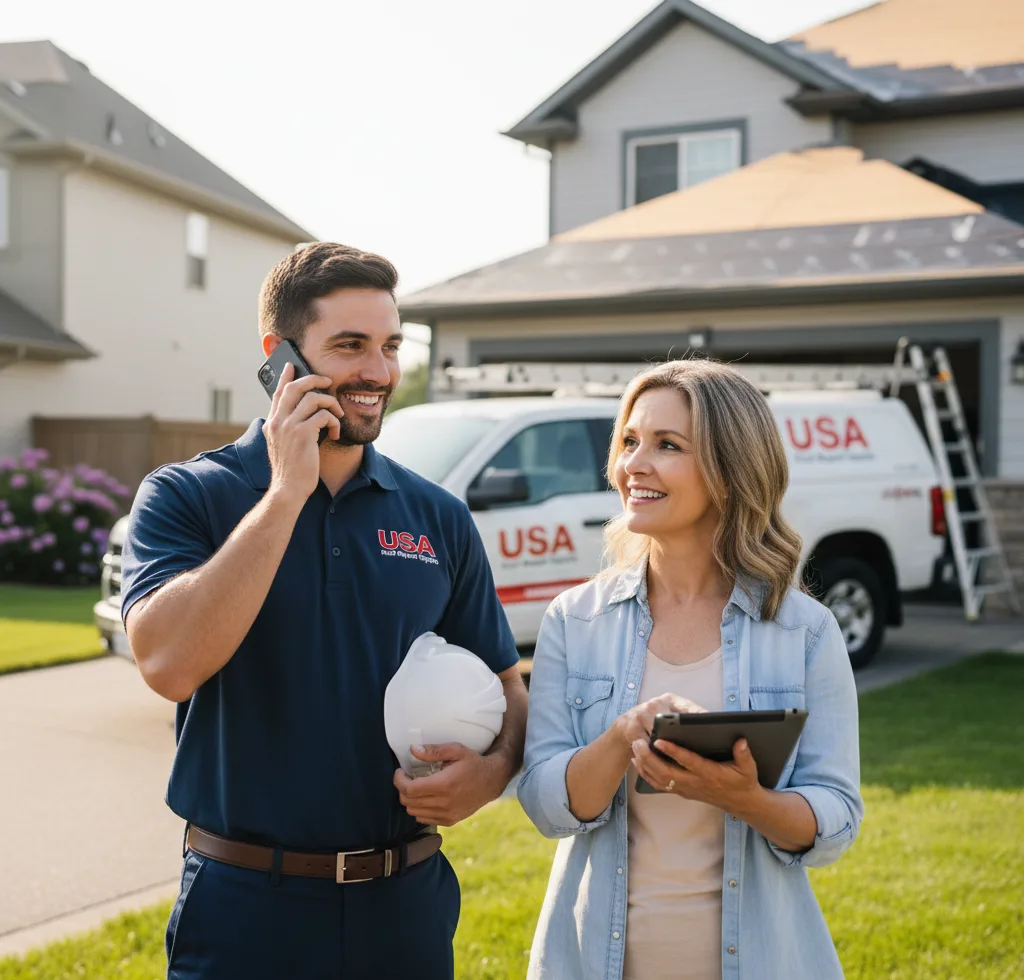 USA Roof Repair Experts customer support in West Liberty